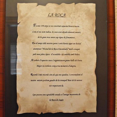 Masoveria La Roca Sagas Εξωτερικό φωτογραφία